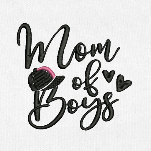 Mom of Boys for Machine Embroidery- Svg Ocean