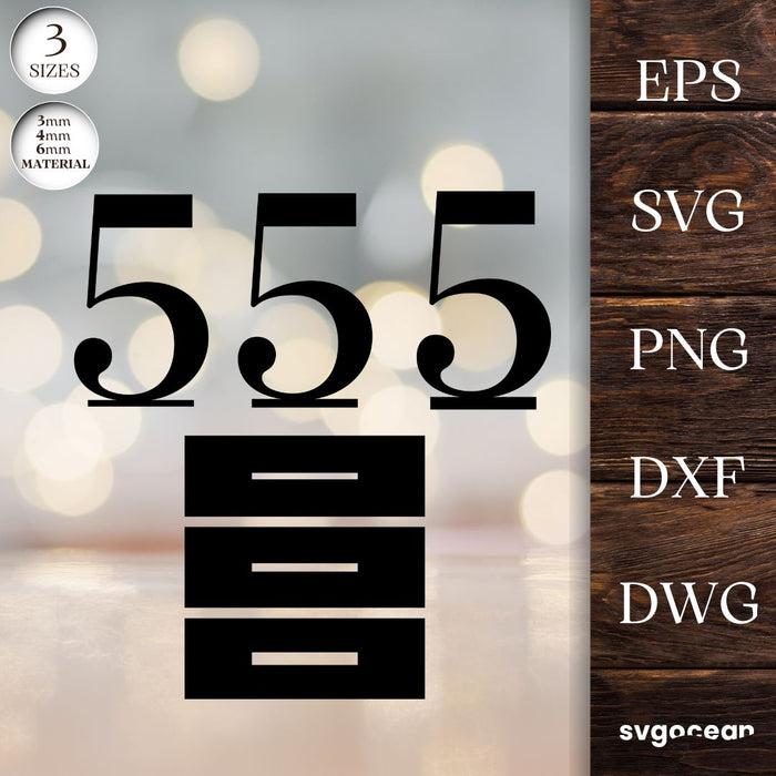 Wooden Wedding Table Numbers SVG - Svg Ocean