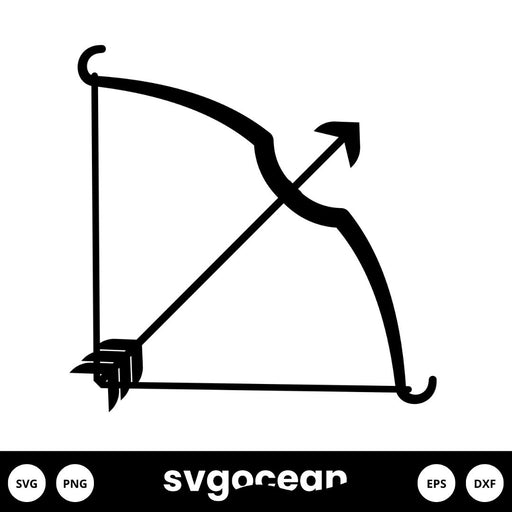 Bow And Arrow SVG - Svg Ocean