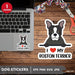 Boston Terrier Sticker SVG - svgocean