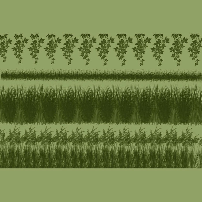 Grass Procreate Brushes - Svg Ocean