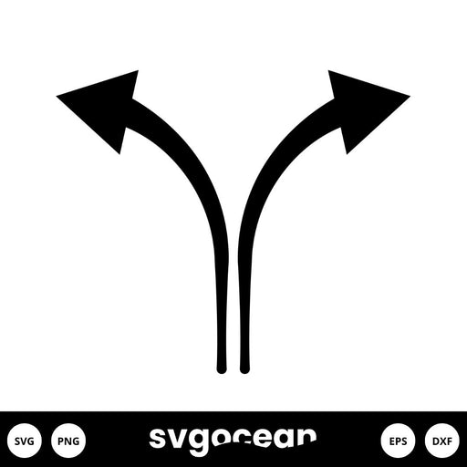 Split Arrows SVG - Svg Ocean