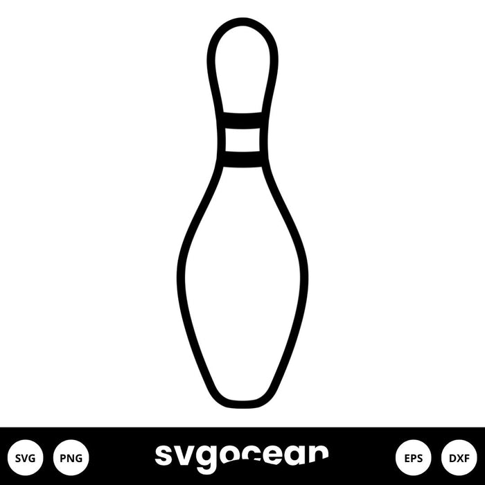 Bowling Pin SVG - Svg Ocean