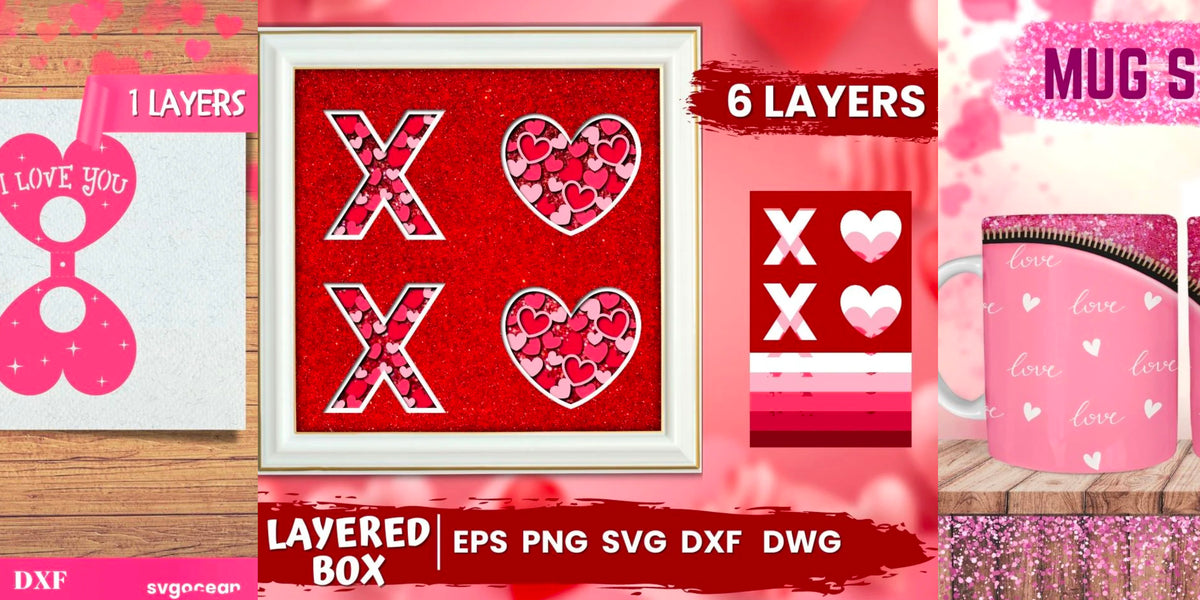 Valentine's Day Mini SVG PNG  Pink Valentines Mini Sublimation