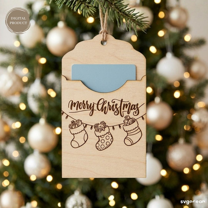 Christmas Gift Card Holders SVG Bundle - Svg Ocean