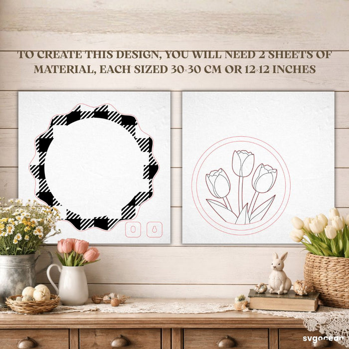 Spring Wall Signs Laser Cut Bundle - Svg Ocean