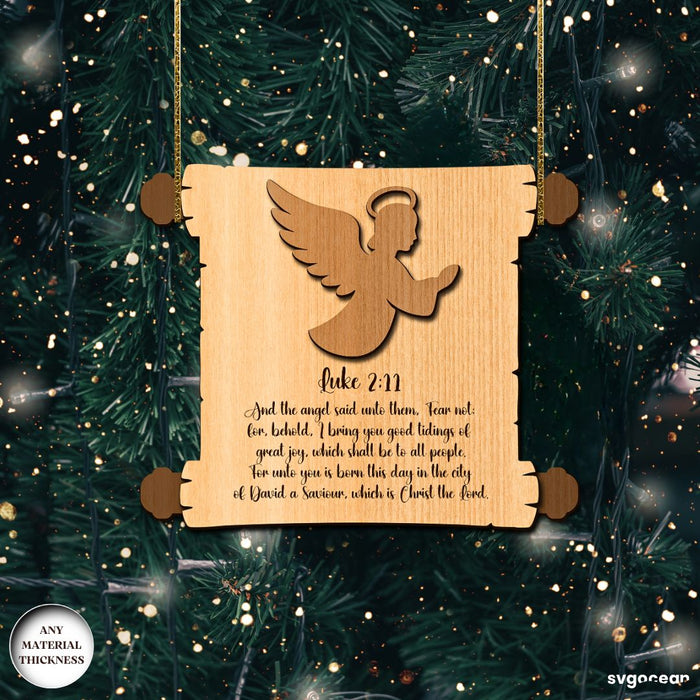 Nativity Scroll Ornaments SVG Bundle - Svg Ocean