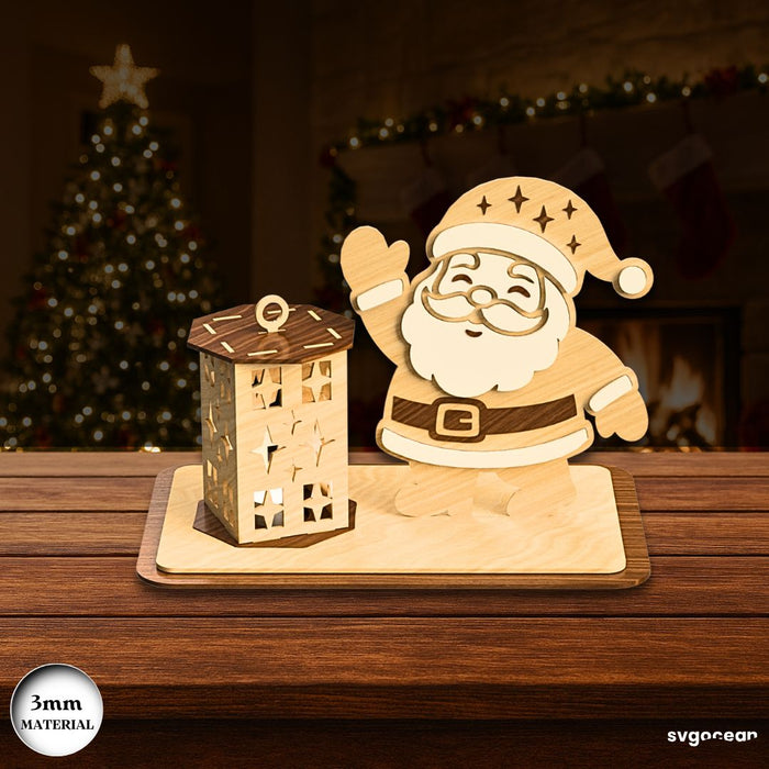 Christmas Stand Candle Holders Bundle - Svg Ocean