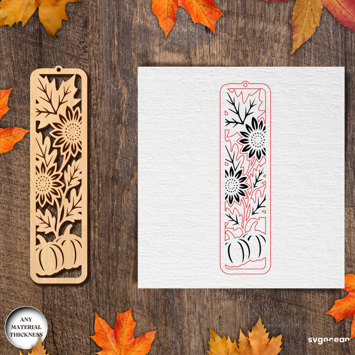 Autumn Bookmarks Laser Cut Bundle - Svg Ocean