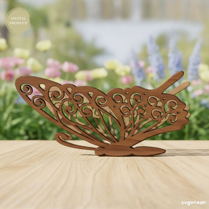 3D Floral Butterflies SVG Bundle