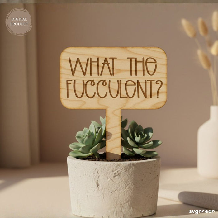 Wooden Plant Tags SVG Bundle - Svg Ocean
