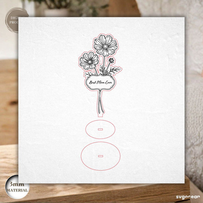 Mother's Day Flowers SVG Bundle - Svg Ocean