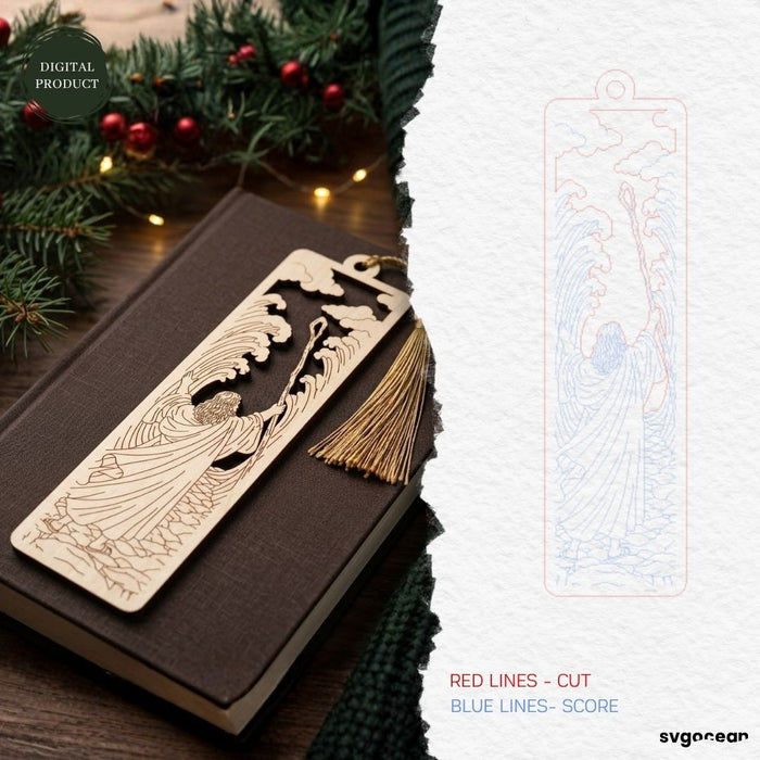 Wooden Jesus Bookmarks SVG Bundle - Svg Ocean