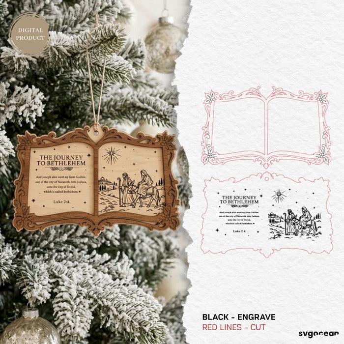 Bible Story Book Ornaments SVG Bundle - Svg Ocean
