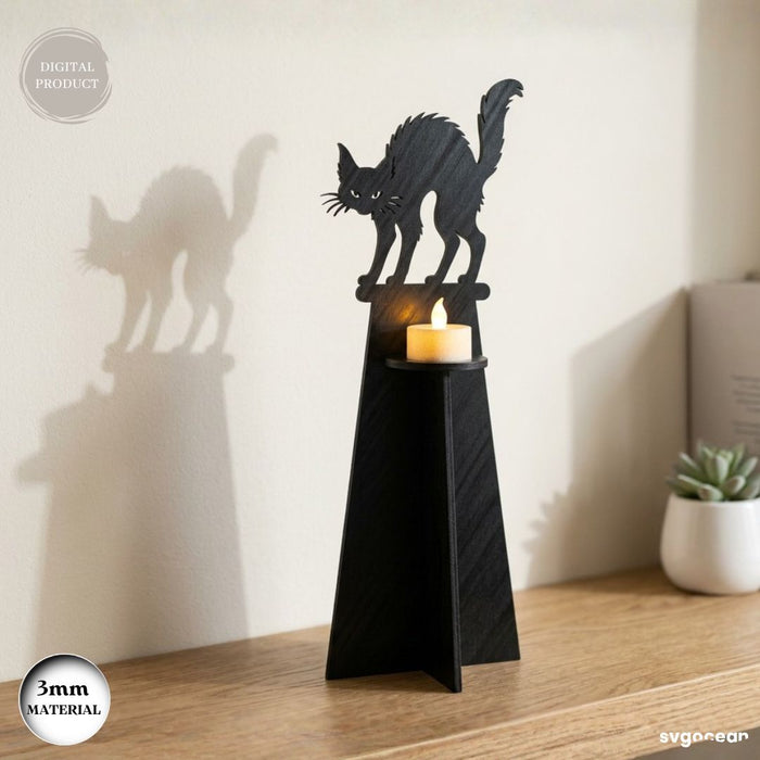 Halloween Candle Holder SVG Bundle - Svg Ocean