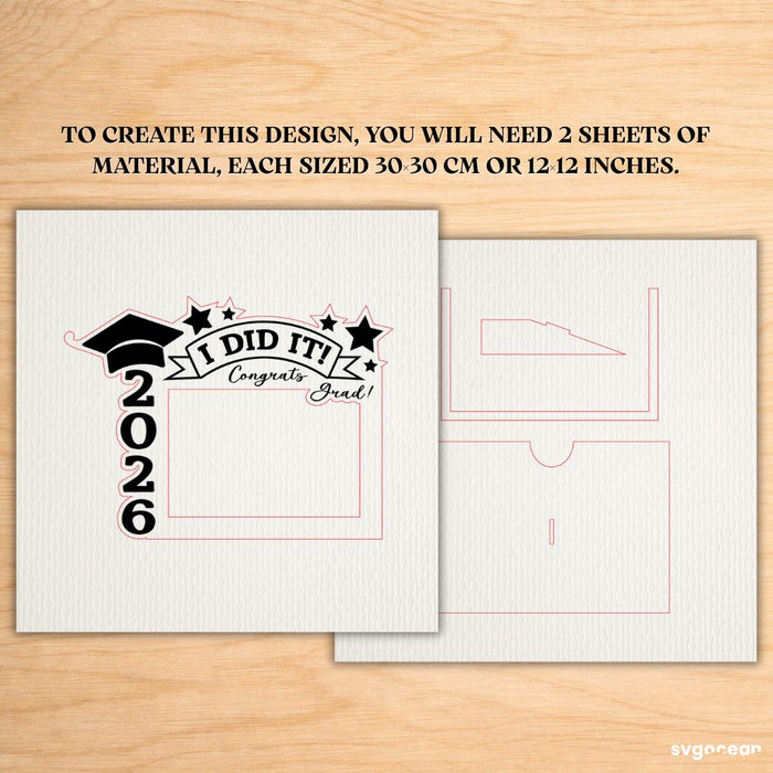 Graduation Photo Frames Bundle - Svg Ocean