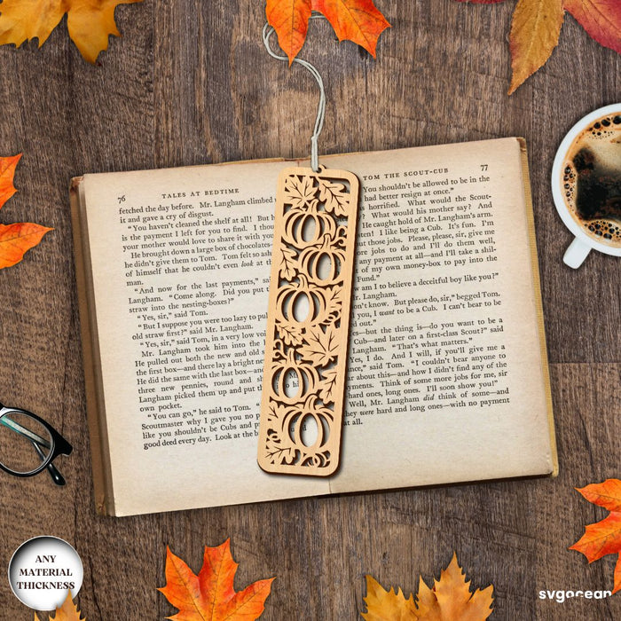 Autumn Bookmarks Laser Cut Bundle - Svg Ocean