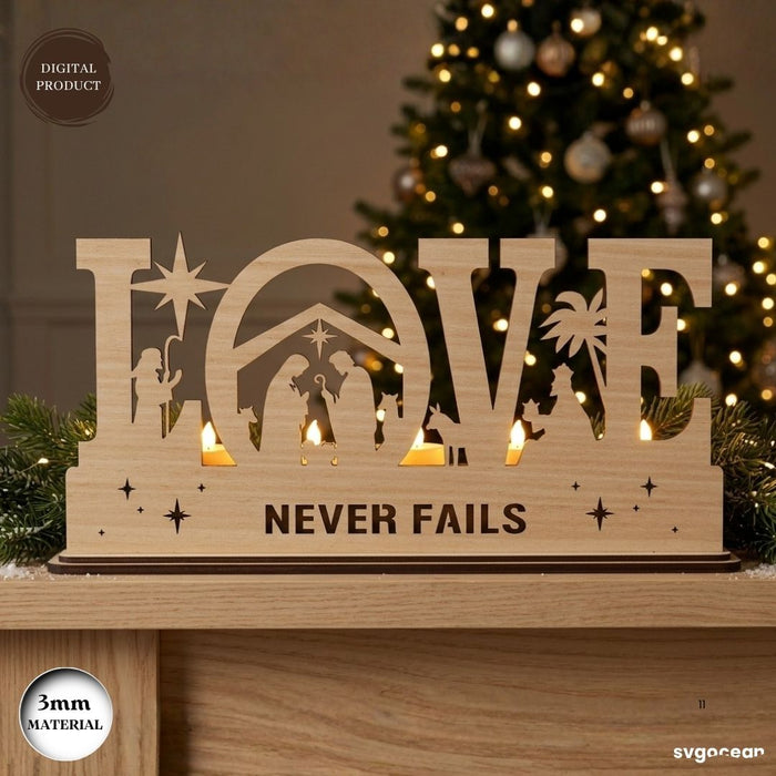 Nativity Candle Holder SVG Bundle - Svg Ocean