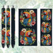 Embroidery Parrot Pen Wrap - svgocean