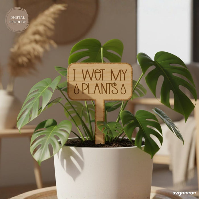 Wooden Plant Tags SVG Bundle - Svg Ocean
