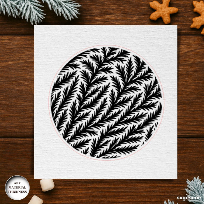 Frost Pattern Coffee Coasters SVG Bundle - Svg Ocean
