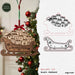 Santa Sleigh Ornaments SVG Bundle - Svg Ocean