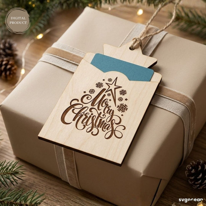 Christmas Gift Card Holders SVG Bundle - Svg Ocean