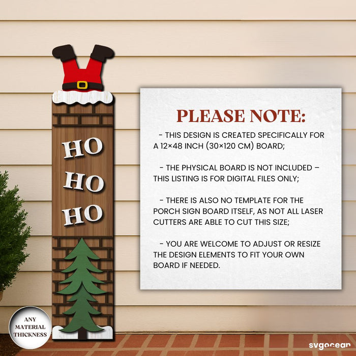 Christmas Porch Sign Laser Cut Bundle - Svg Ocean