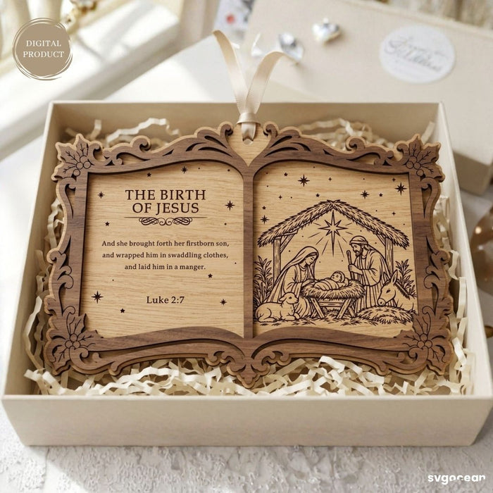 Bible Story Book Ornaments SVG Bundle - Svg Ocean