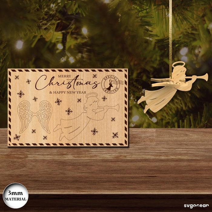 3D Christmas Cards Ornament SVG Bundle - Svg Ocean