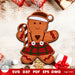 Gingerbread Man Christmas Ornaments - Svg Ocean