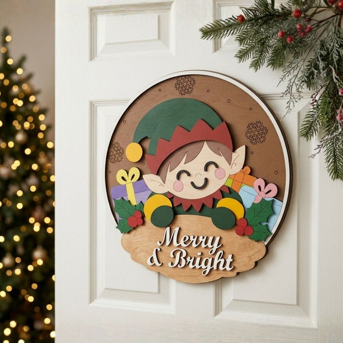 Christmas Welcome Door Signs SVG Bundle - Svg Ocean
