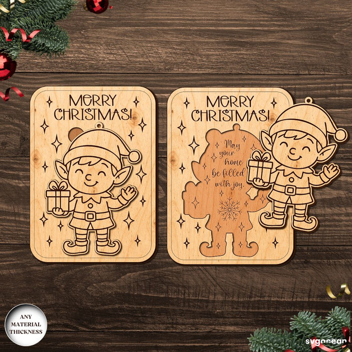 Christmas Cards Ornament SVG Bundle - Svg Ocean