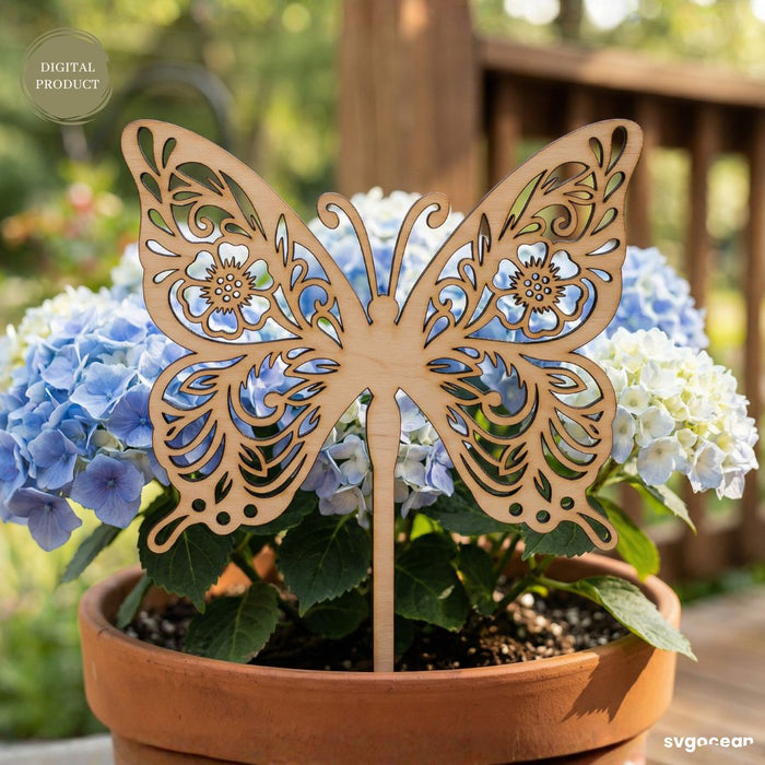Spring Birds Garden Stakes SVG Bundle - Svg Ocean
