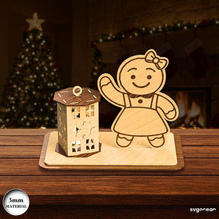 Christmas Stand Candle Holders Bundle - Svg Ocean