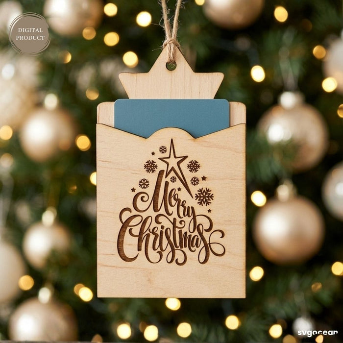 Christmas Gift Card Holders SVG Bundle - Svg Ocean