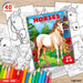 Horses Coloring Book - SVG Ocean