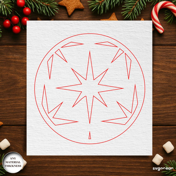 Nativity Coffee Coasters SVG Bundle - Svg Ocean