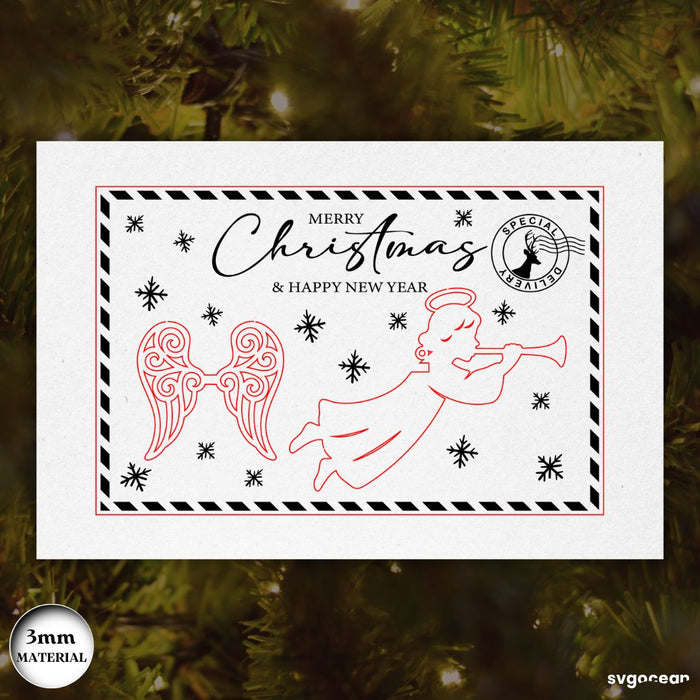 3D Christmas Cards Ornament SVG Bundle - Svg Ocean