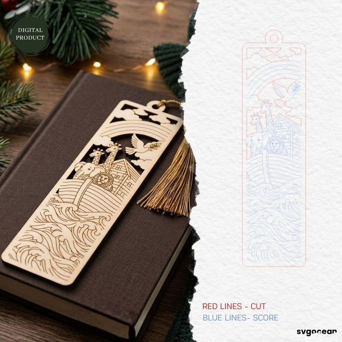 Wooden Jesus Bookmarks SVG Bundle - Svg Ocean