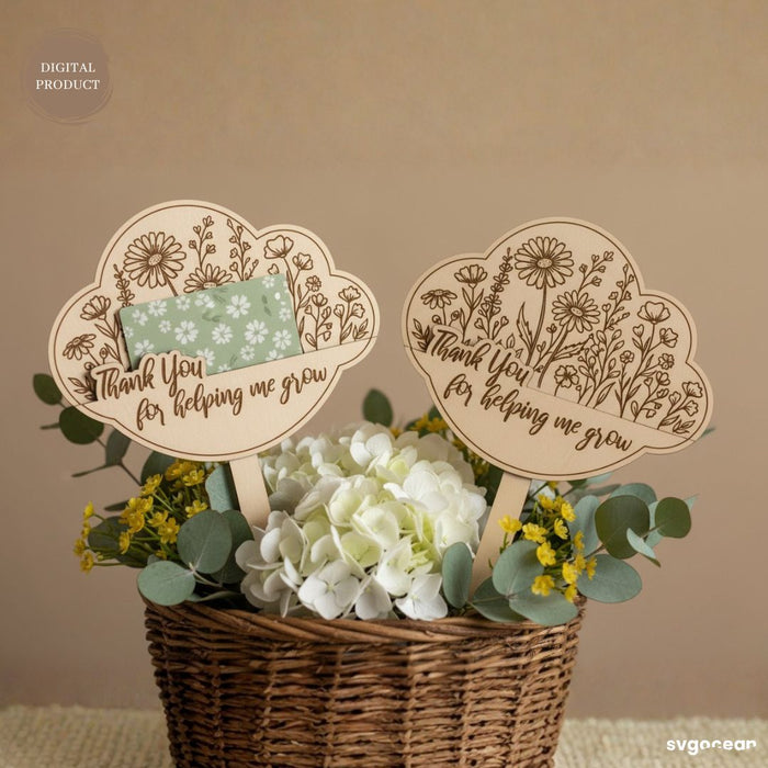 Teacher Gift Card Holder SVG Bundle - Svg Ocean