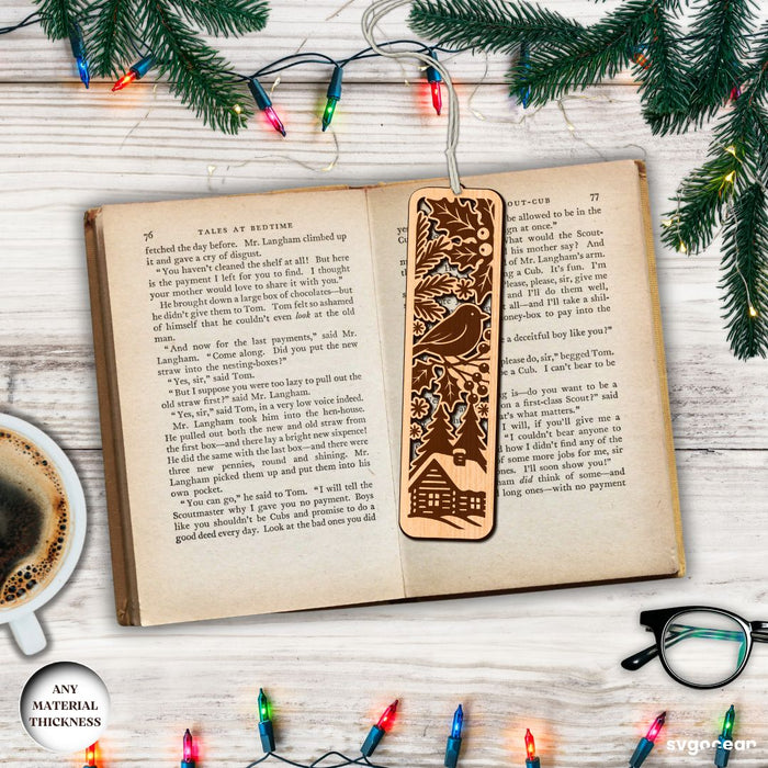 Winter Bookmarks Laser Cut Bundle - Svg Ocean