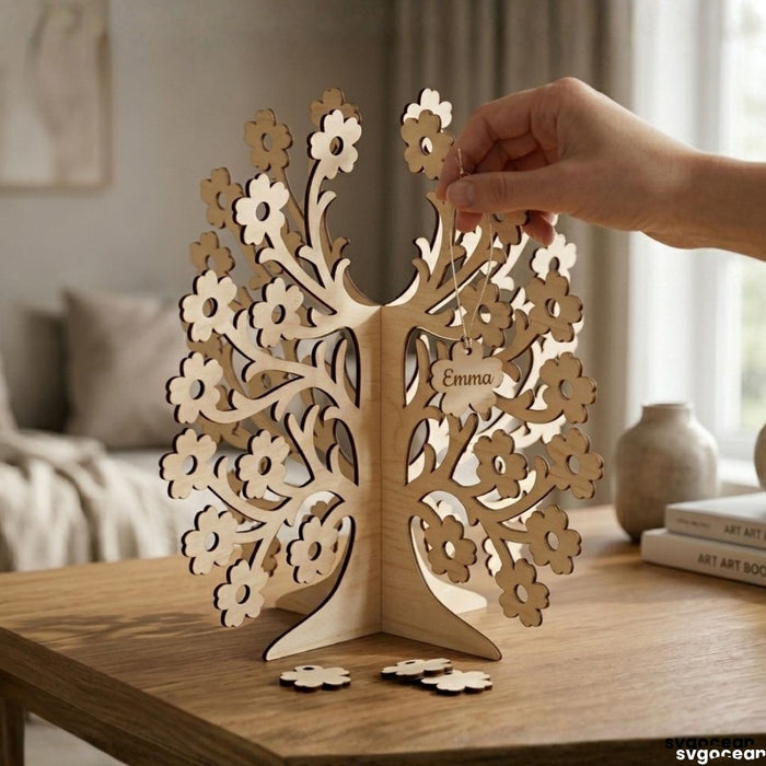 3D Family Tree Stand SVG Bundle - Svg Ocean