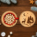 Winter Coffee Coasters SVG Bundle - Svg Ocean
