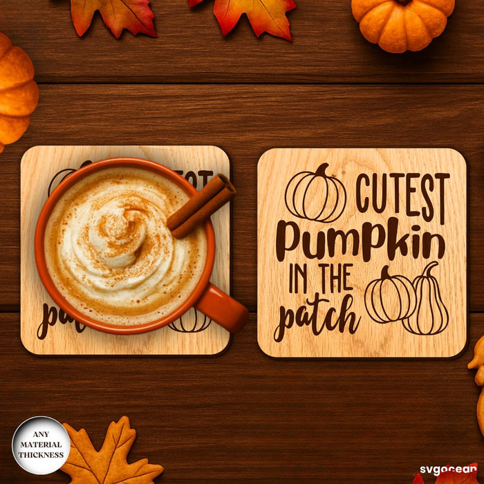 Thanksgiving Coasters SVG Bundle - Svg Ocean