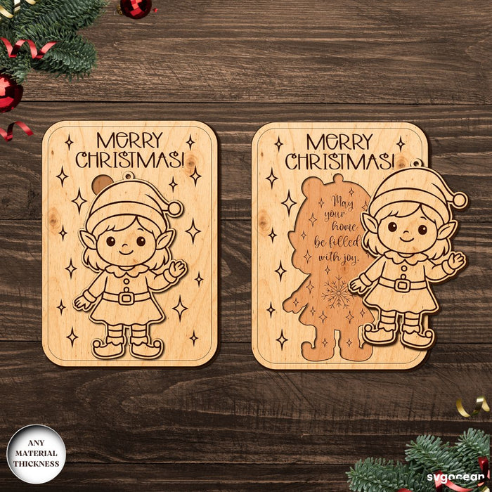 Christmas Cards Ornament SVG Bundle - Svg Ocean