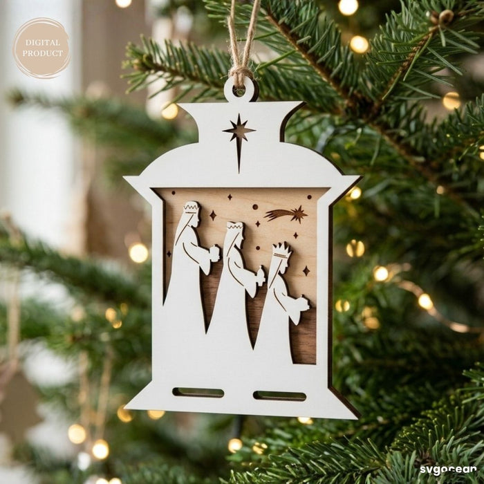 Nativity Scene Ornaments SVG Bundle - Svg Ocean
