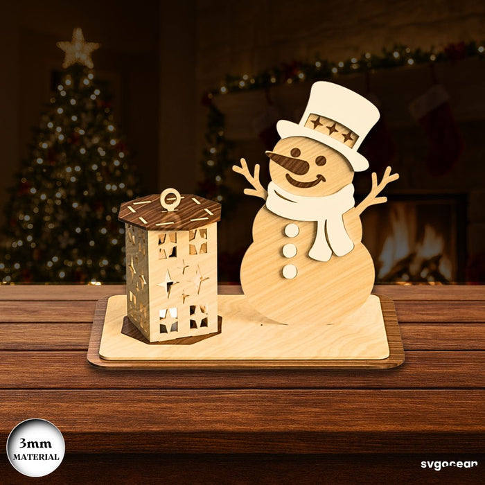 Christmas Stand Candle Holders Bundle - Svg Ocean