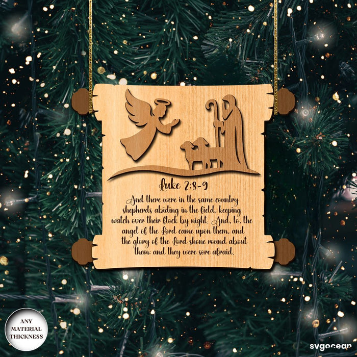 Nativity Scroll Ornaments SVG Bundle - Svg Ocean