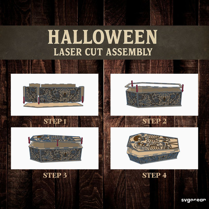 Vampire Coffin Candy Box Bundle - Svg Ocean